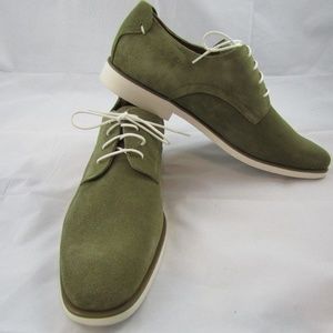 STACY ADAMS Mens Tremain Leather Green Dress Shoes